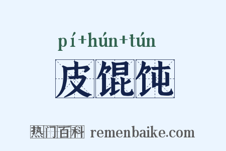 皮馄饨是什么意思的图片